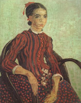 Vincent Van Gogh La Mousme,Sitting (nn04) Spain oil painting art